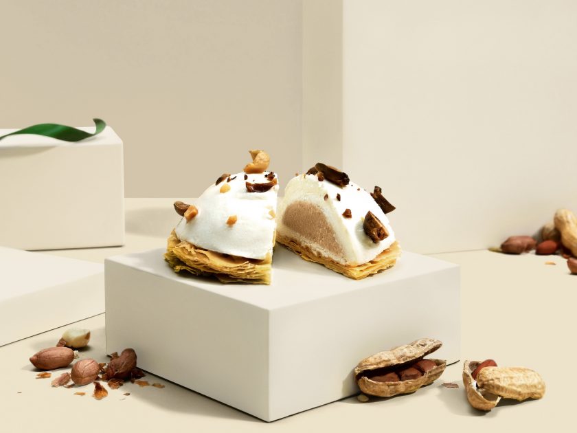 땅콩 바나나 밀푀유